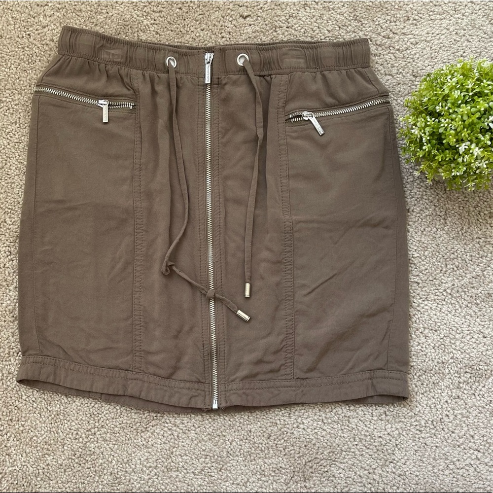 MICHAEL Michael Kors brown zipper skirt
